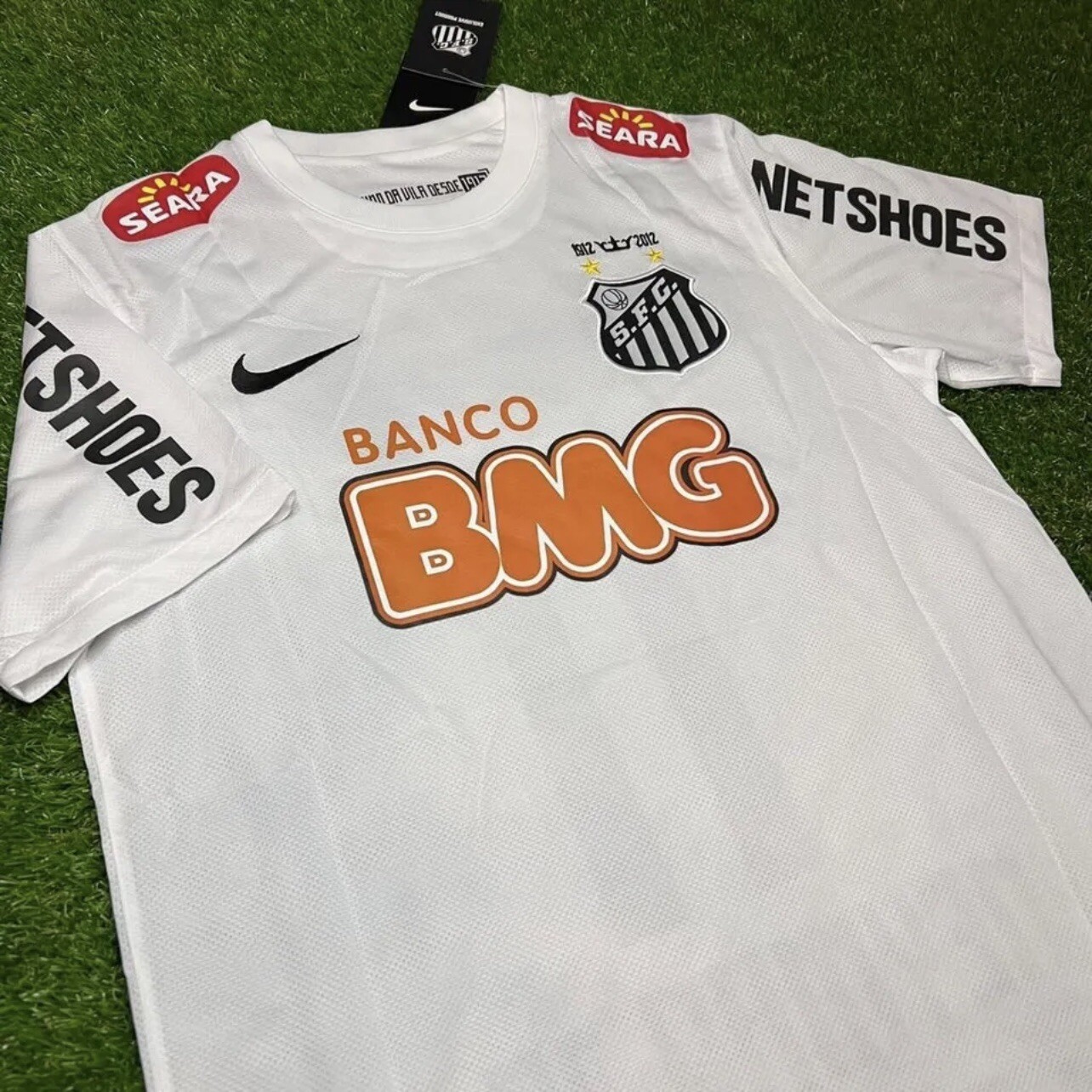 Santos retro soccer jersey 11 12 NEYMAR JR 11 vintage eBay — free download