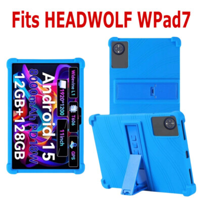 Soft Silicone Cover Shockproof Tablet Case with Stand For HEADWOLF WPad7