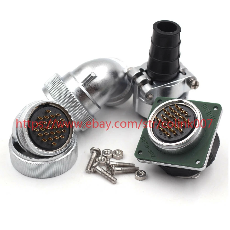 WEIPU WF28 26 pins waterproof connector IP67,Aviation bulkhead waterproof Adapte - Image 4 of 4