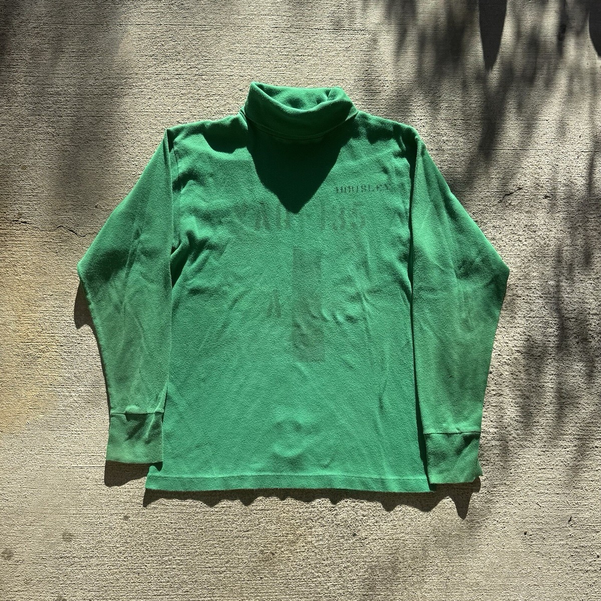 Vintage 70s US Navy Flight Deck Jersey Crewmans LARGE Work
