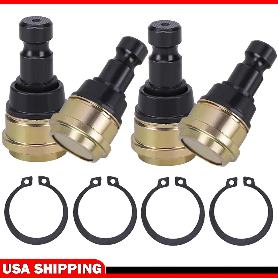 4X Heavy Duty Front Lower Upper Ball Joint For Polaris Scrambler XP 850 2013-15 - Image 4 of 4