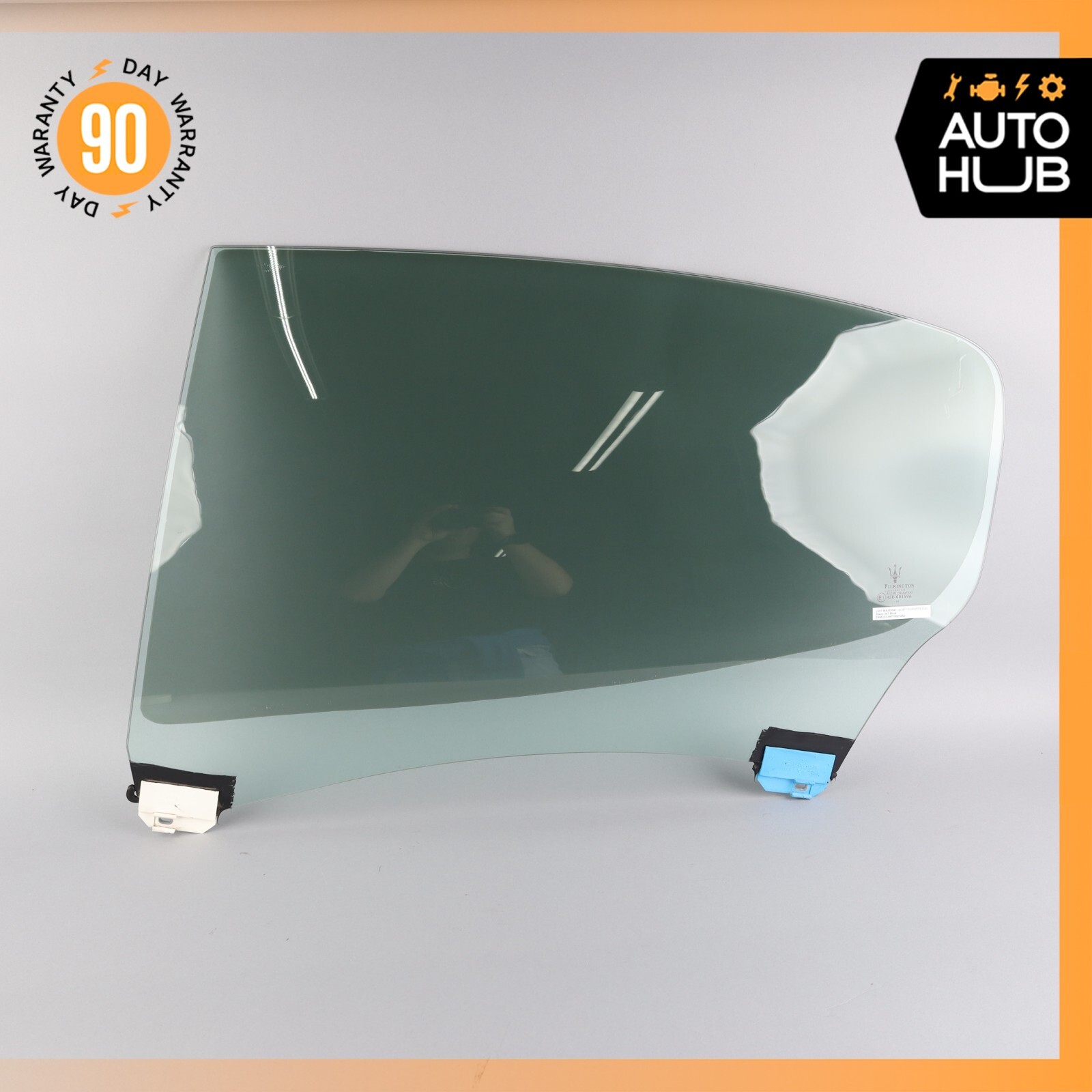 03-13 Maserati Quattroporte M139 Rear Left Side Door Window Glass OEM 51k