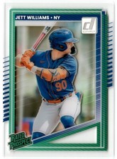 2025 Donruss Baseball Jett Williams CLEARLY RATED PROSPECT New York Mets #167