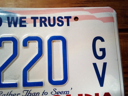(18-3) COLLECTIBLE LICENSE PLATE: 2020 NORTH CAROLINA GULF WAR VETERAN + BONUS - Picture 3 of 21