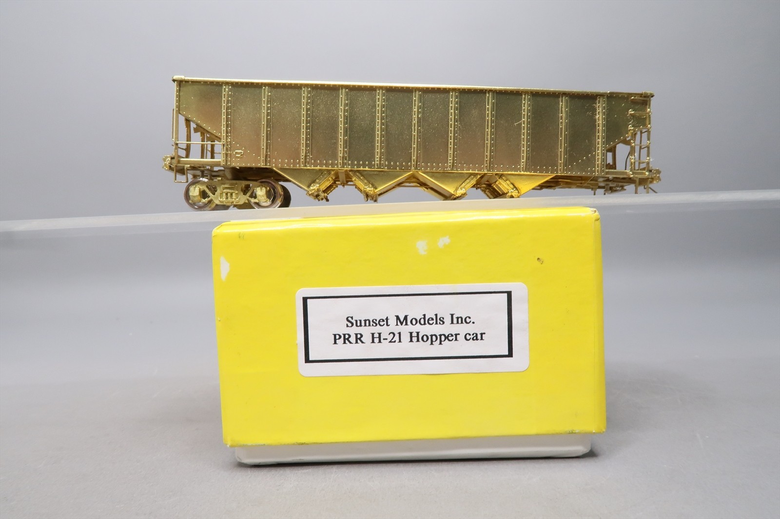 HO Brass Model - SS Sunset PRR Pennsylvania H-21 Hopper - Unpainted - Made in Ko