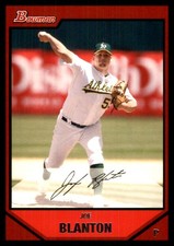 Joe Blanton 2007 Bowman #123 Athletics MLB READ FREE SHIPPING AutographDen