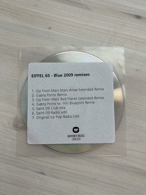 Eiffel 65 Blue (2009) remixes Promo CD