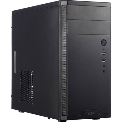 Fractal Design Core 1100 Micro-ATX Mini-Tower Computer Case, Black