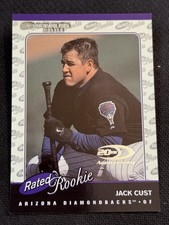 2001 Donruss 20th Anniversary RATED ROOKIE Jack Cust 1153/2001