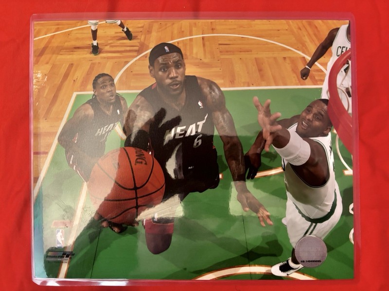 LeBron James Miami Heat Original Photo vs Boston Celtics 8x10 photo