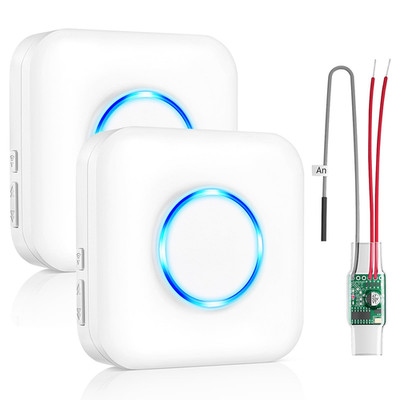 Satisure Wireless Doorbell Extender Receiver Connects To Existing Hardwired