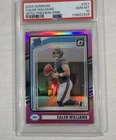 2024 Panini Donruss Rated Rookie Caleb Williams Optic Preview Pink Prizm PSA 10