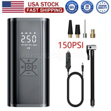 150 PSI Tire Inflator Car Air Compressor Electric Portable Auto 12V Air Pump