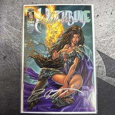 Witchblade 1/2  Fan Signed By 3. Michael Turner, Whol and Batt