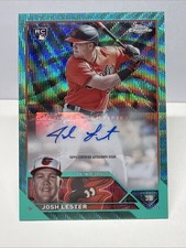 2023 Topps Chrome Update Josh Lester #AC-JLE Aqua Wave Auto /199 Orioles RC