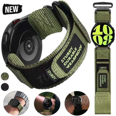 Nylon Loop Armband Für Samsung Galaxy Watch 7 44mm 40mm FE Classic 6 4 5Pro 45mm