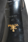 Prada Womens Suede Platform Peep Toe Slingbacks Pumps Black Size 40 10 — photo 5