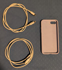 iPhone SE Gen 2 Case (Lavender) + Two Charging Cables: USB-C to Lightning (3 ft)
