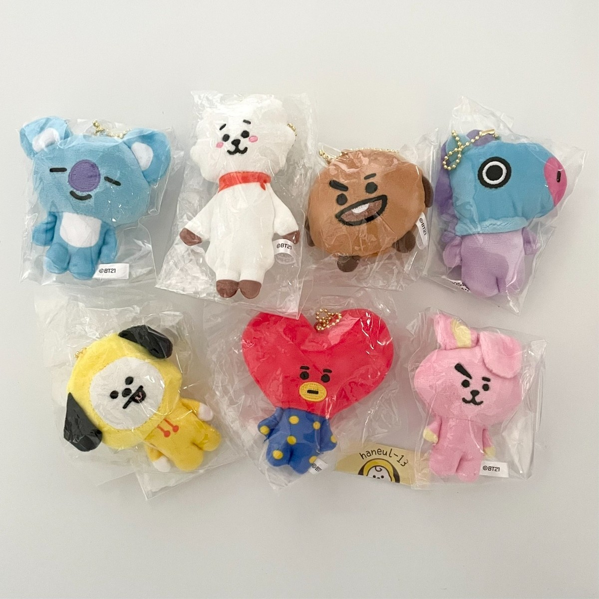 BTS BT21 Plush Keychain stuffed toy Japan limited TinyTAN figure