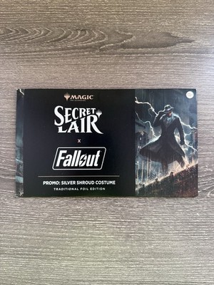 Secret Lair x Fallout: Silver Shroud Costume Foil Edition, In Hand Fast Shipping