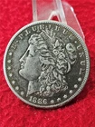 1886-S  MORGAN SILVER DOLLAR  CIRCULATED  BUTT UGLY               #T2474