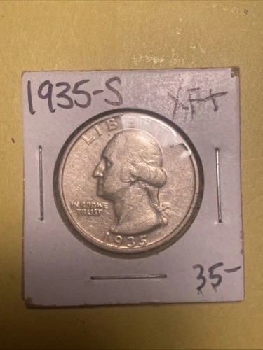 1935-S Washington Quarter — photo from another recent sale