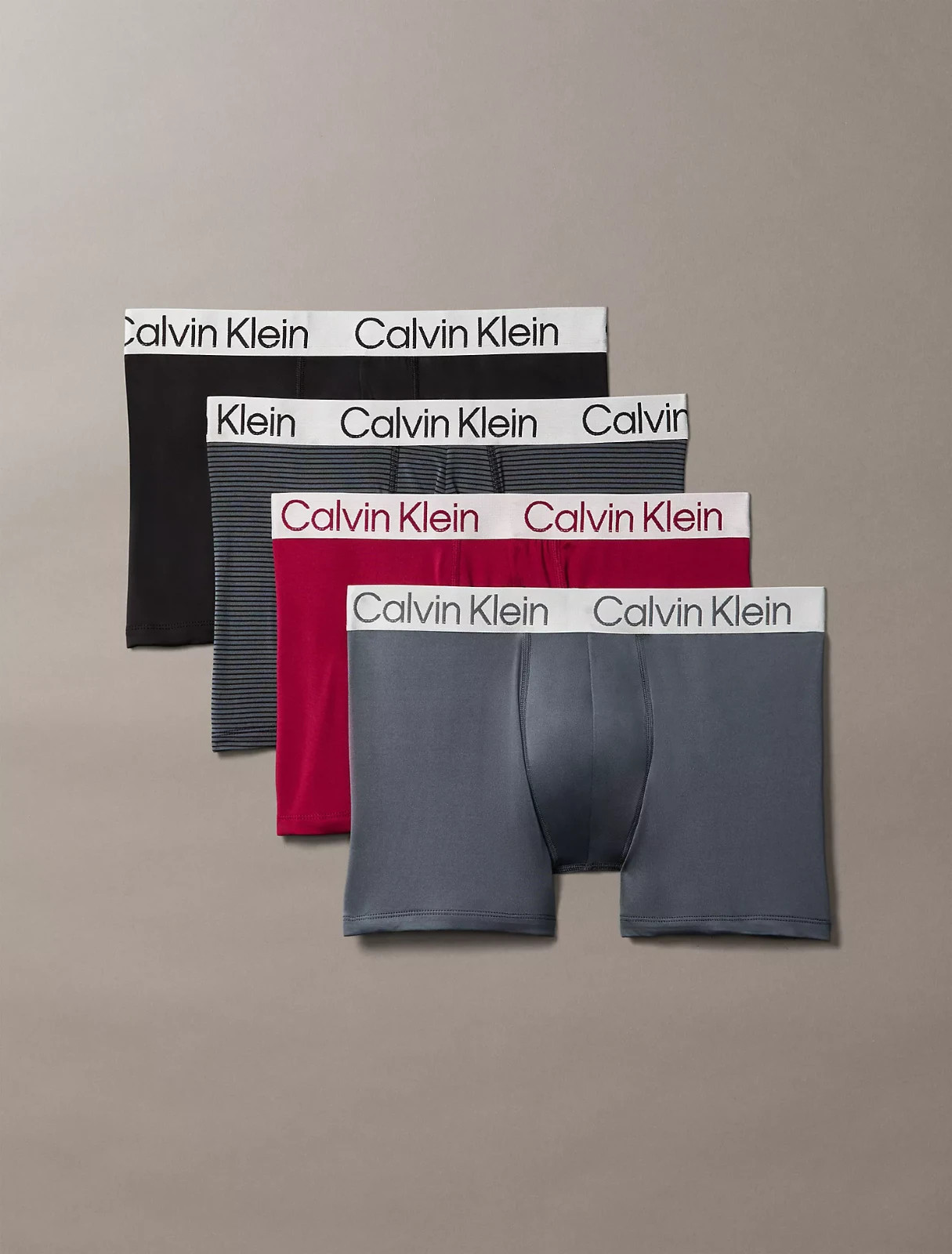 CALVIN KLEIN  MICROFIBER STRETCH 4-PACK TRUNKS MENS UNDERWEAR #NP27420-NWT thumbnail 2
