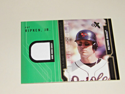 2002 E-X - Game Essentials Game Used Cal Ripken (MEM)