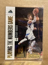 2017-18 Panini Contenders Playing the Numbers Game Ricky Rubio #27