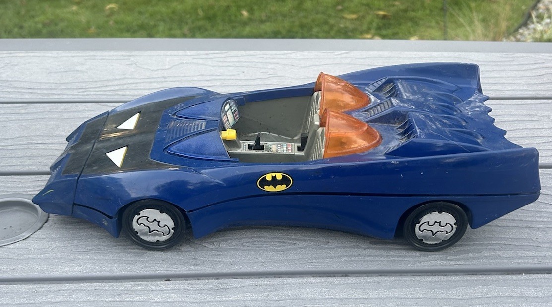 Vintage Batman 1984 Kenner Super Powers Batmobile Vehicle AS IS