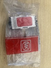 MK Grid Plus - K4915 RED - 20a P 1 WAY PUSH TO BREAK SWITCH