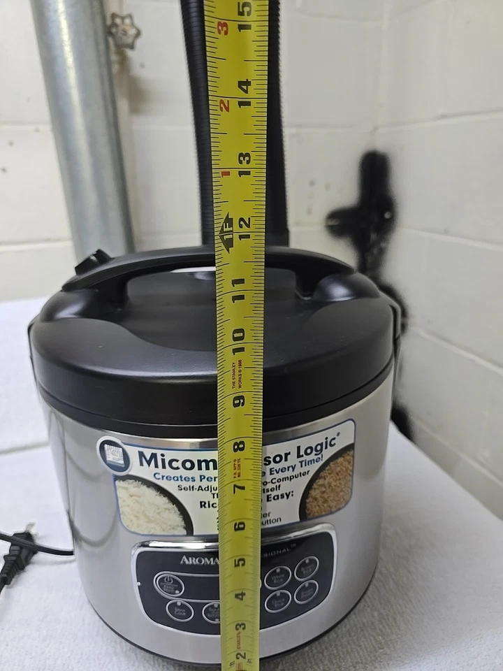 Vaporera de cocción lenta profesional de arroz Aroma ARC‐3000SB de 4 cuartos de galón Foto 3 de 4