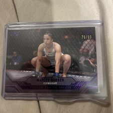 2024 Topps UFC Knockout Maycee Barber Inside the Octagon Purple /99