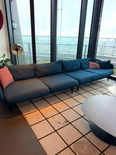 Diesel Living with Moroso Modular Sofa – Blue Designer Italian Sofa
