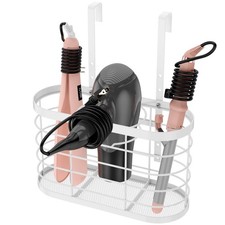 Hair Dryer Holder 3 in 1 Hair Tool Organizer Djustable Height Wall Mounted/Ca...