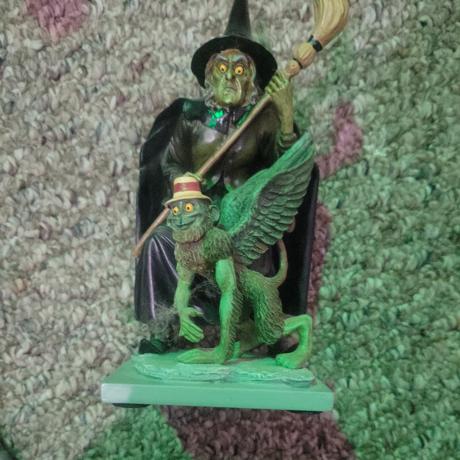 Bradford Exchange Wizard of Oz Bookend Wicked Witch Monkey LIMITED EDITION NIB!!