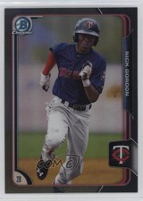 2015 Bowman Draft Chrome Asia Exclusive Black Refractor Nick Gordon #128 g6p