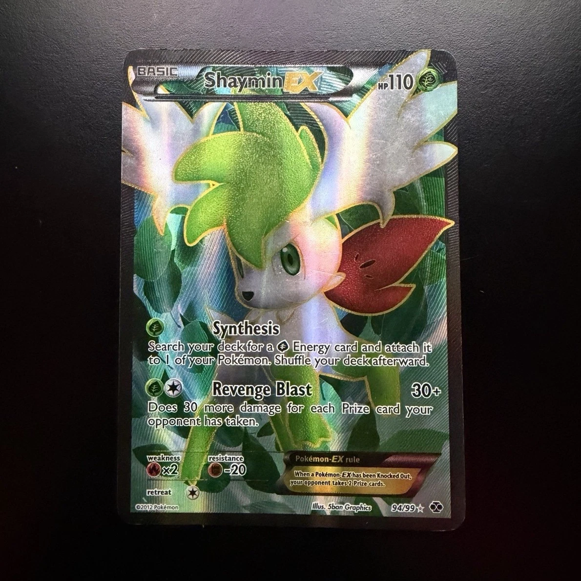 Shaymin Pokémon TCG Next Destinies Individual Collectible Card