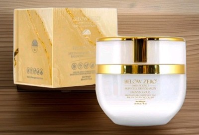 Below Zero Frozen Gold Multi-vitamin Balancing Facial Cream NEW In BOX MSRP 500$