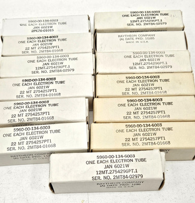 5960-00-134-6003 ELECTRON TUBE 6021W  ( 13 PIECE )