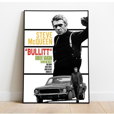 Retro Vintage Kugel Replik Vektor Film Poster