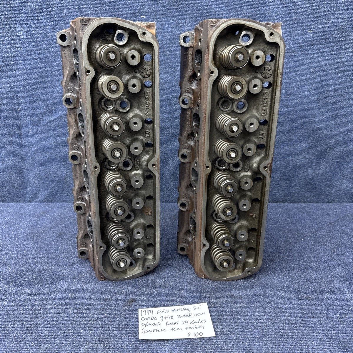 ボンバーヘッド 87-95 FORD MUSTANG COBRA 5.0 302 GT40 3 BAR F1ZE-AA CYLINDER HEADS