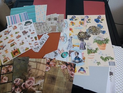 SALE PACKAGE HOBBYCRAFTS FOR SCRAPBOOKING WITH GLITTERS  NEW (SALE285)
