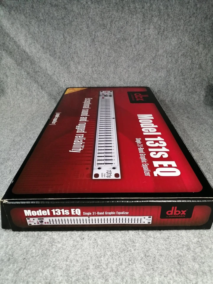 DBX 131S | 31-Band Single Channel Graphic Equalizer Rack Mount Good Condition - Image 2 of 4