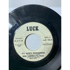 Reed Harper & The Notes Three Charms / It's Worth Remembering 45 RPM White Label