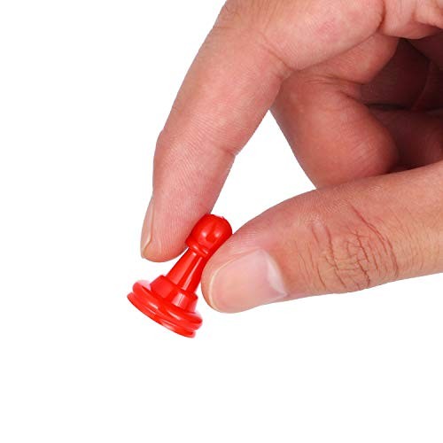 128 Pezzi Pezzi Gioco da Tavolo Pezzi Pedine Plastica Multicolore Gioco Pezzi per Giochi da Tavolo - Foto 6 di 7