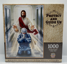 Master Pieces Protect And Guide Us 1000 Piece Jigsaw Puzzle With Poster New
