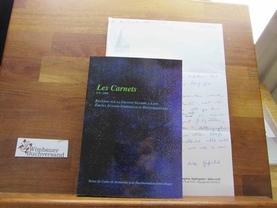 Les carnets : revue du Centre de Recherche et de Documentation Ernst Jünger No 4
