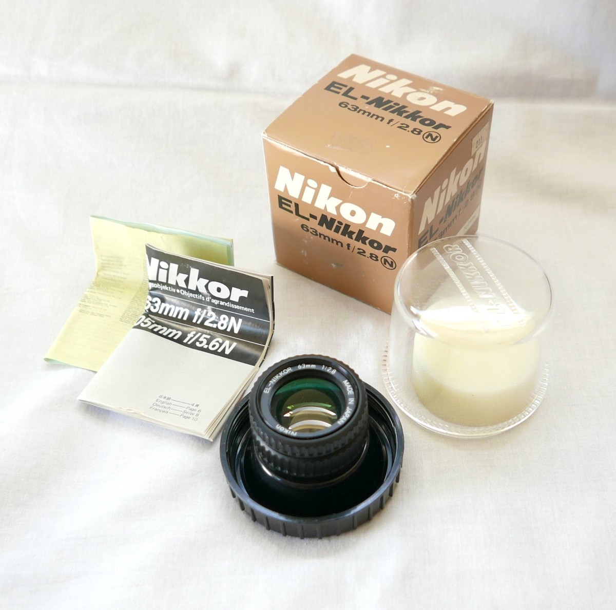 Nikon EL-nikkor 63mm f/2.8 新品未使用 Nikon 63mm f2.8 El Nikkor Lens | eBay