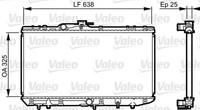 Valeo MotorküHler WasserküHler 731688 Aluminium KunststoffgehäUse FüR Toyota